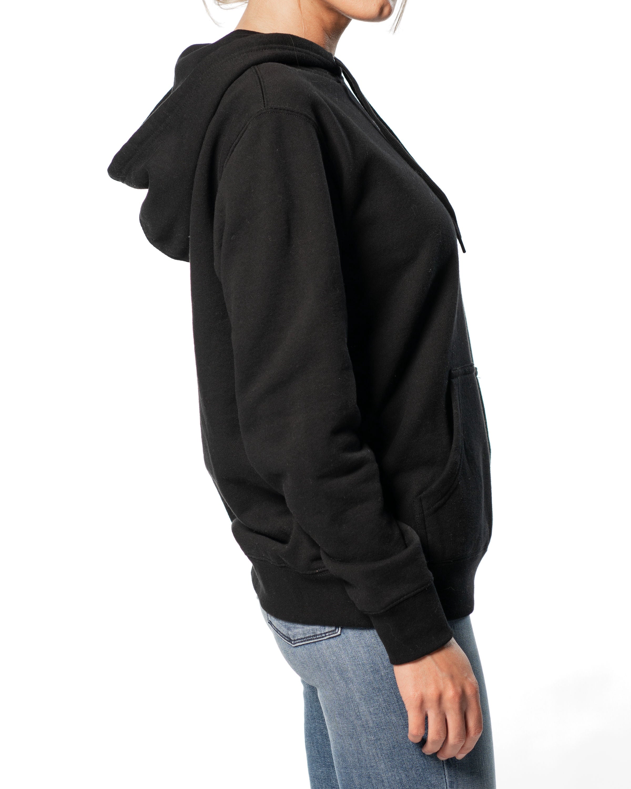 Hooded Sweatshirt: Black (CF)