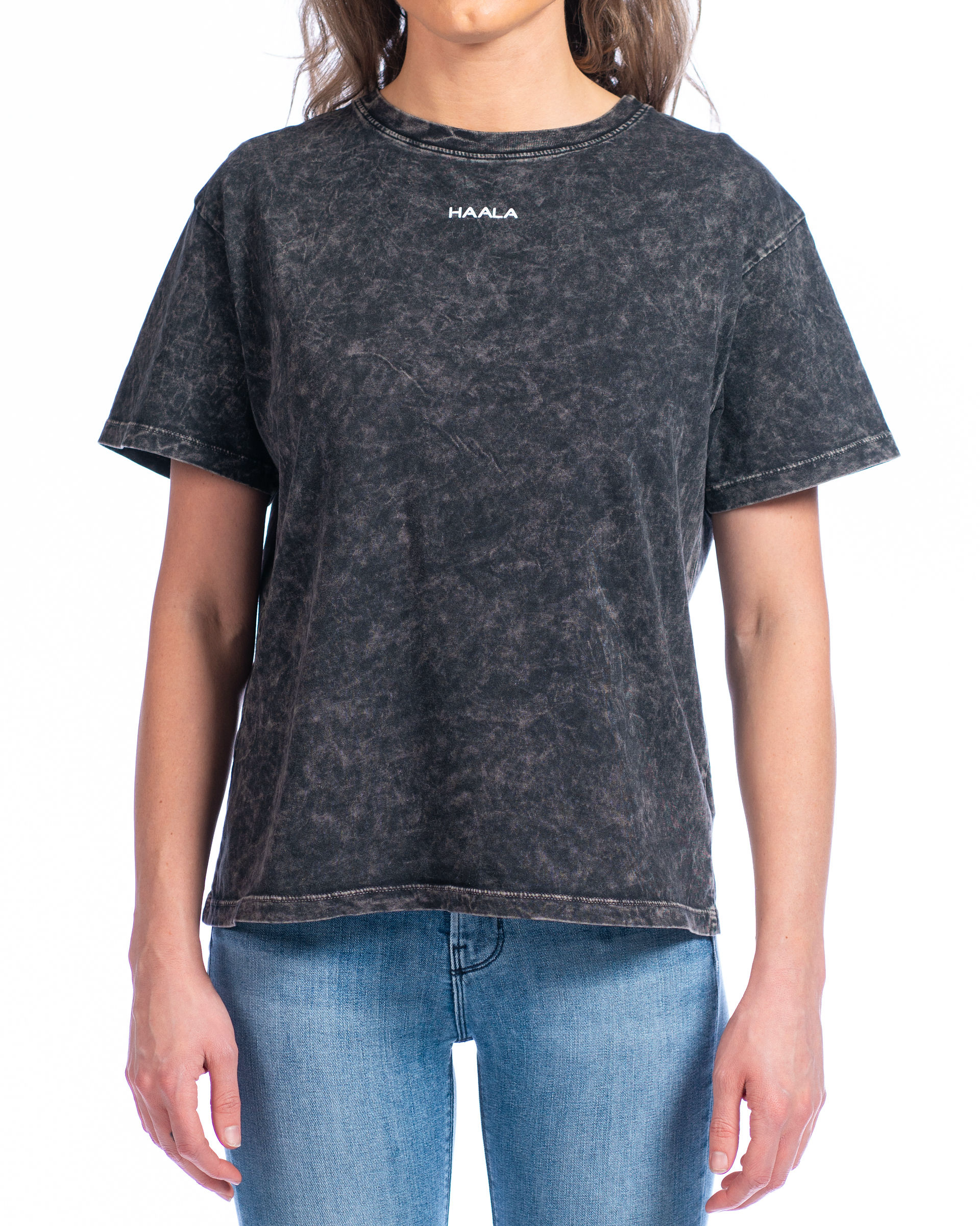 Relaxed Crew T-shirt : Frosted Black