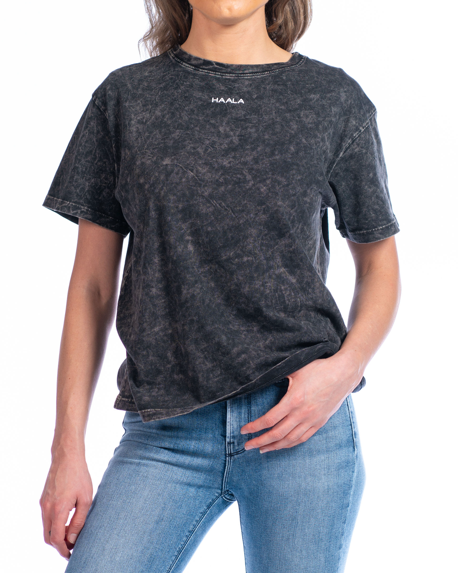 Relaxed Crew T-shirt : Frosted Black