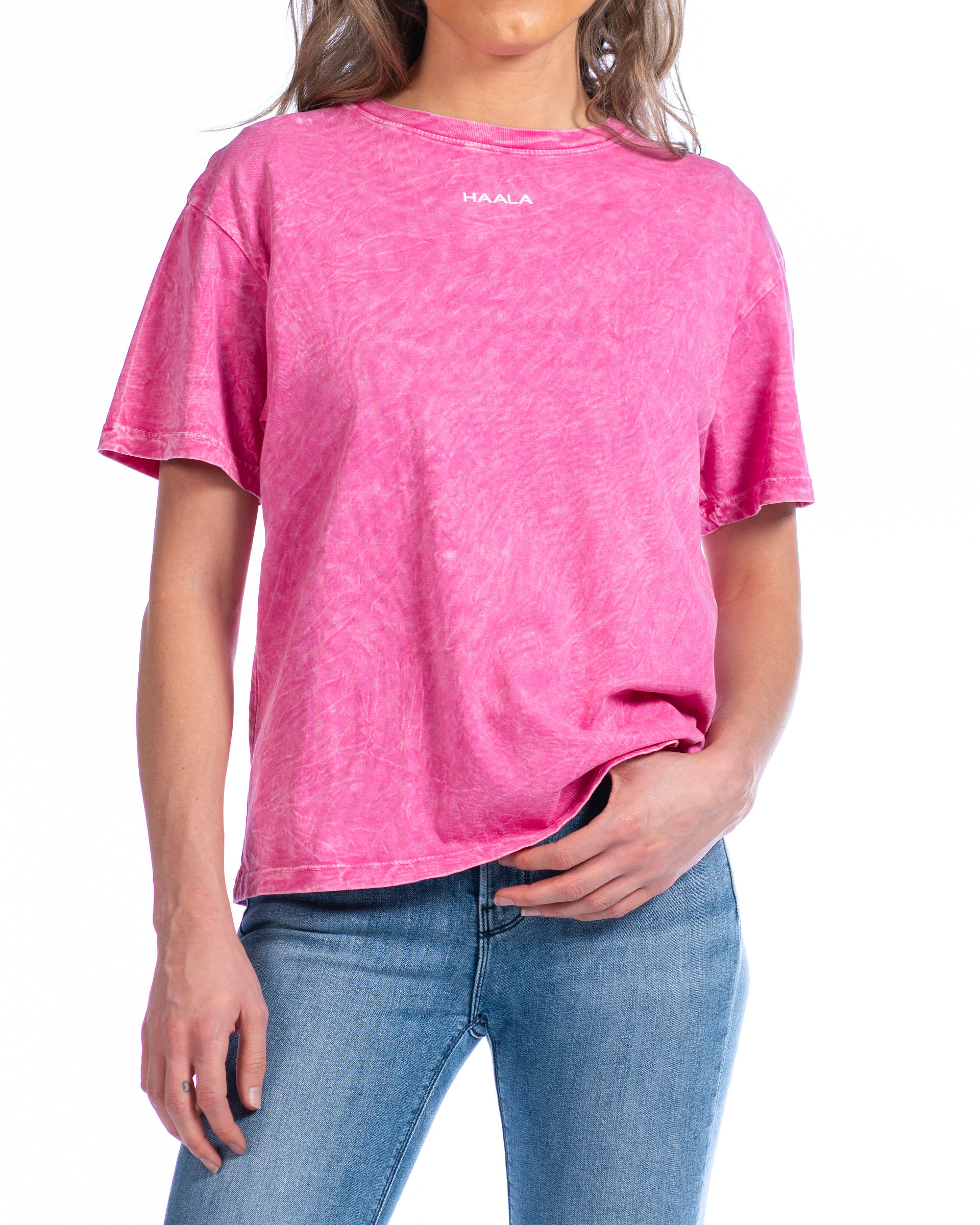 Relaxed Crew T-shirt : Frosted Fuchsia