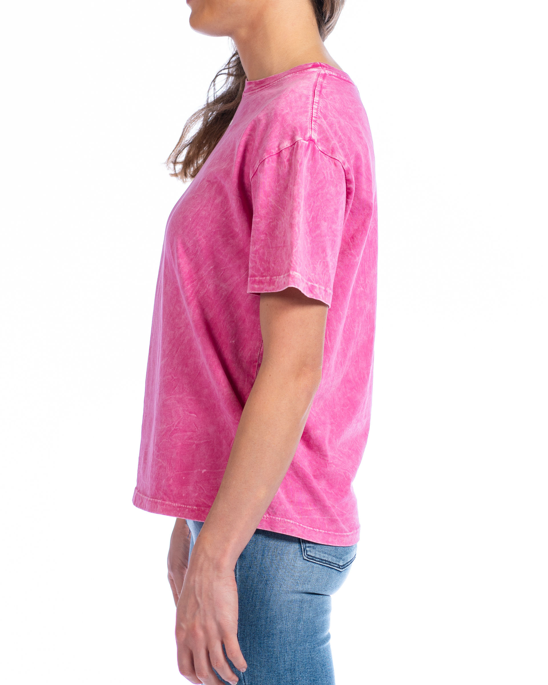 Relaxed Crew T-shirt : Frosted Fuchsia