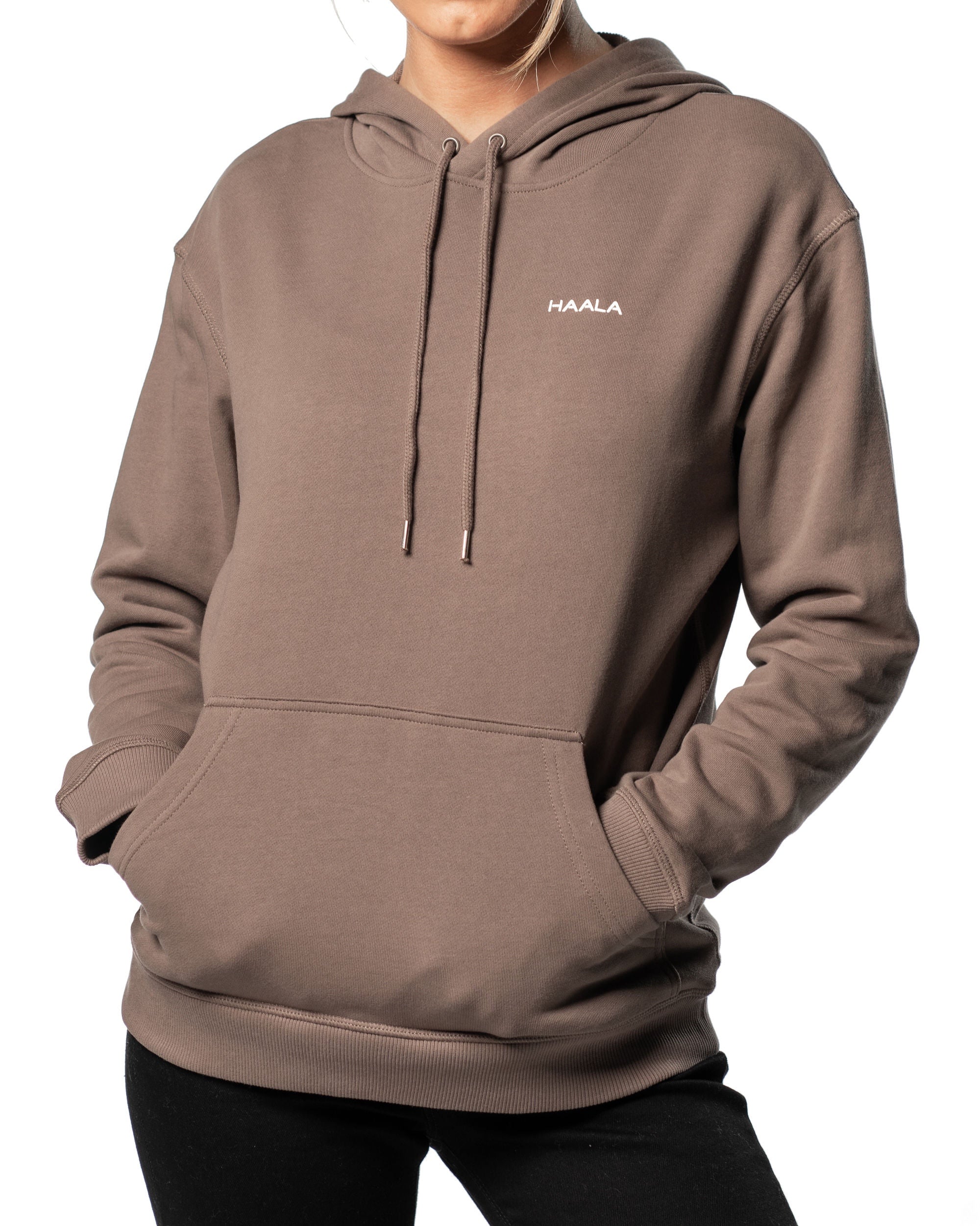 Hooded Sweatshirt: Mocha (FT)