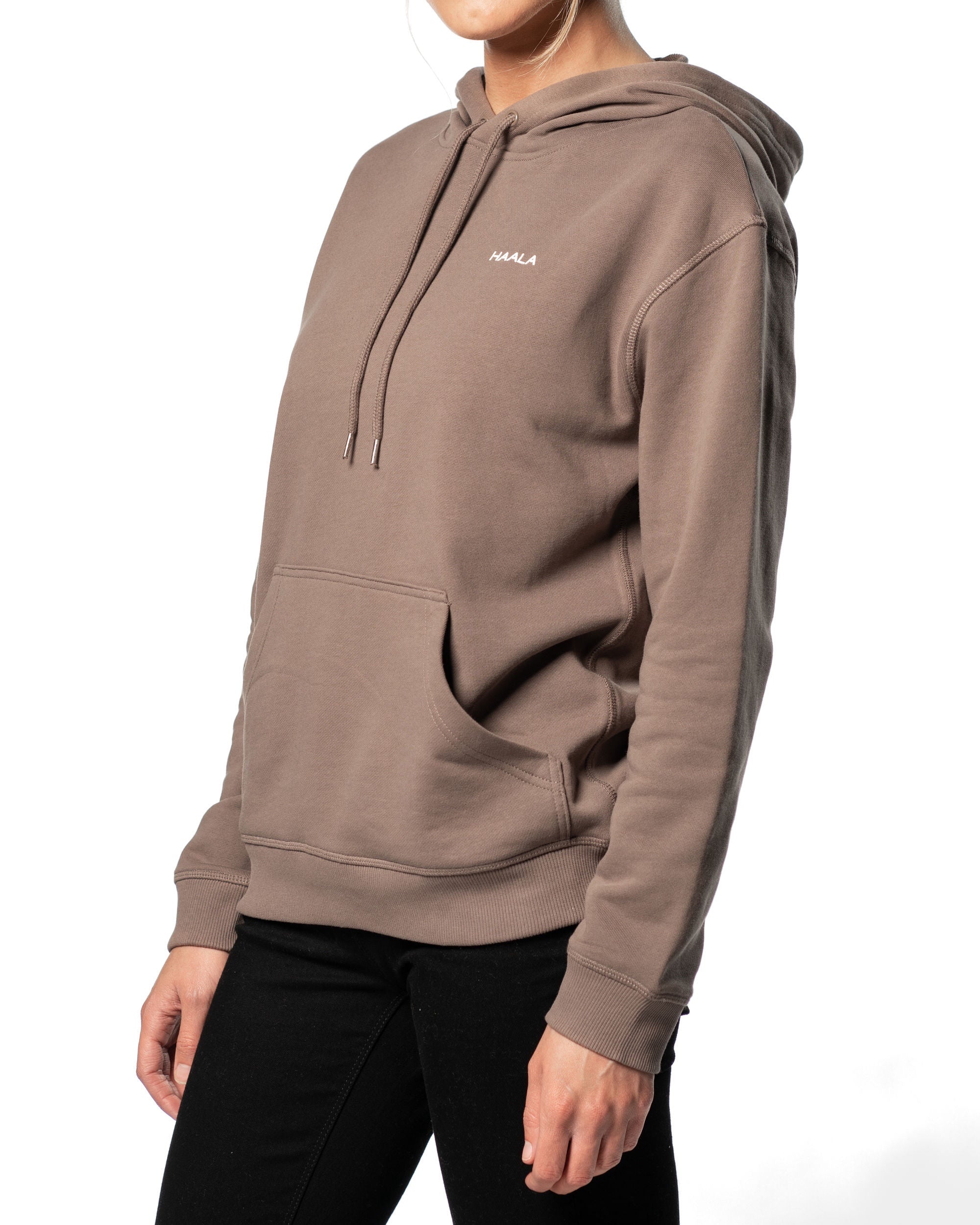 Hooded Sweatshirt: Mocha (FT)