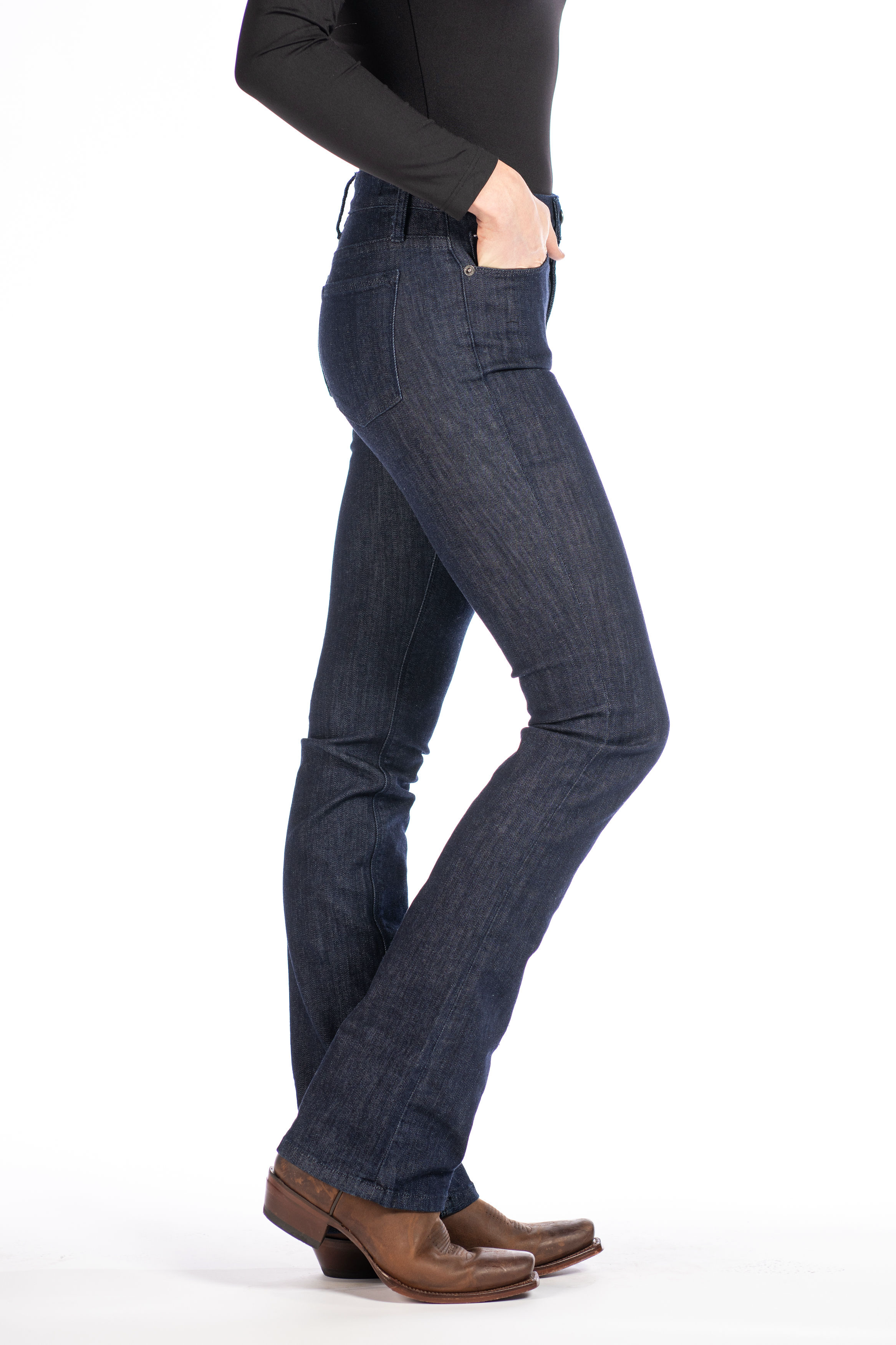 WESTERLY : Straight Leg (Midnight) Navy Stitch