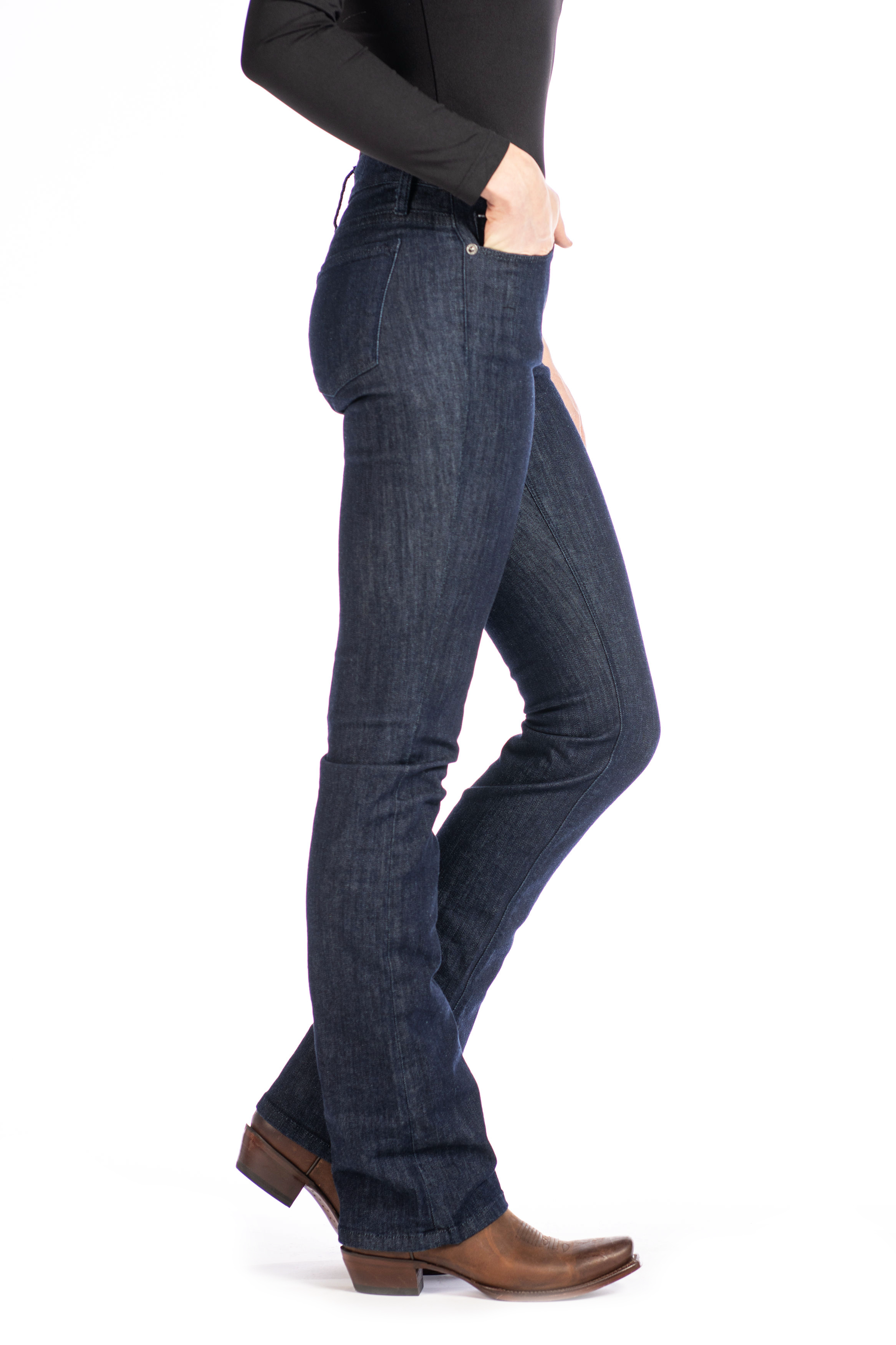 WESTERLY : Straight Leg (Midnight) Navy Stitch