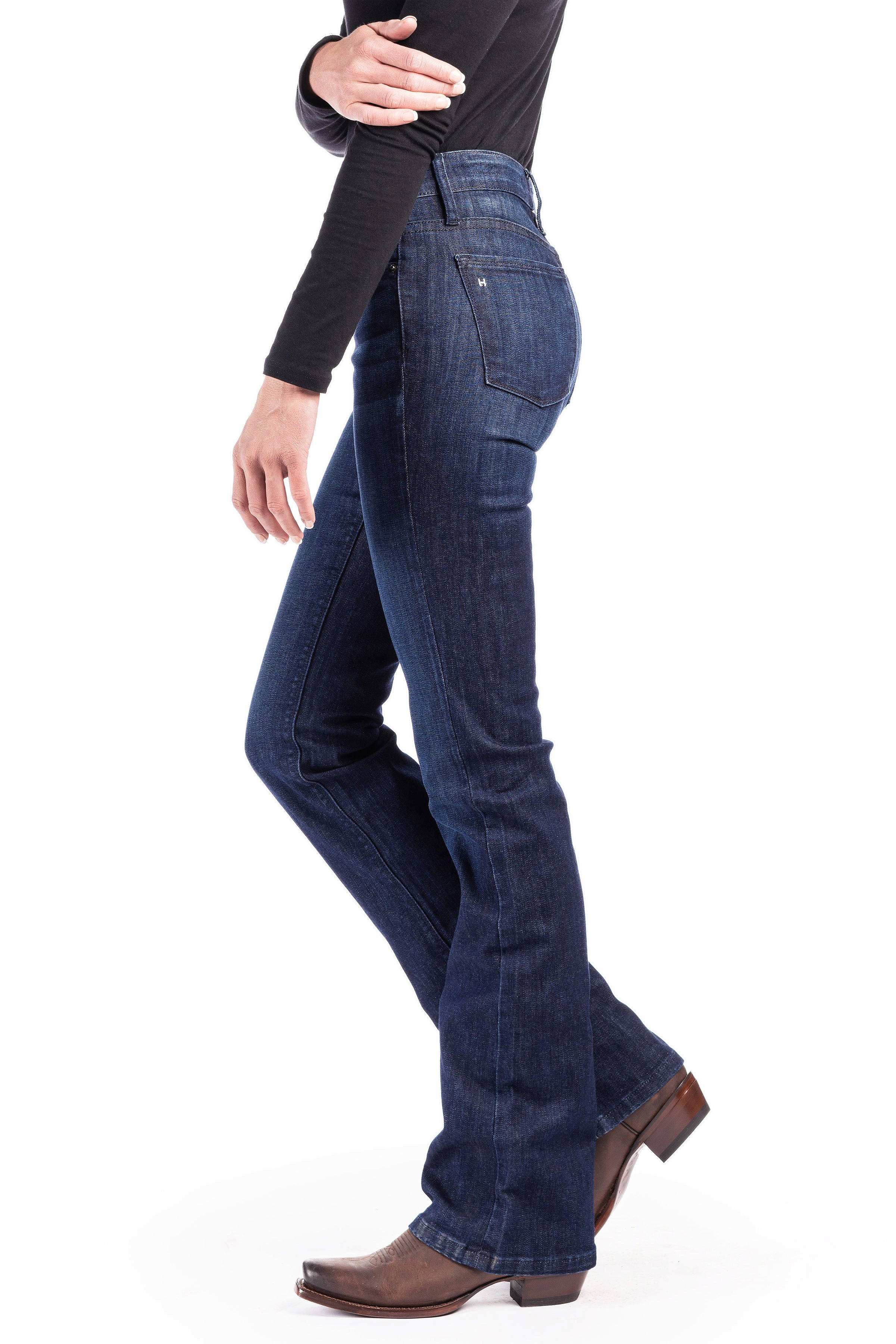 VENICE : Bootcut (Deep Ocean) Navy Stitch