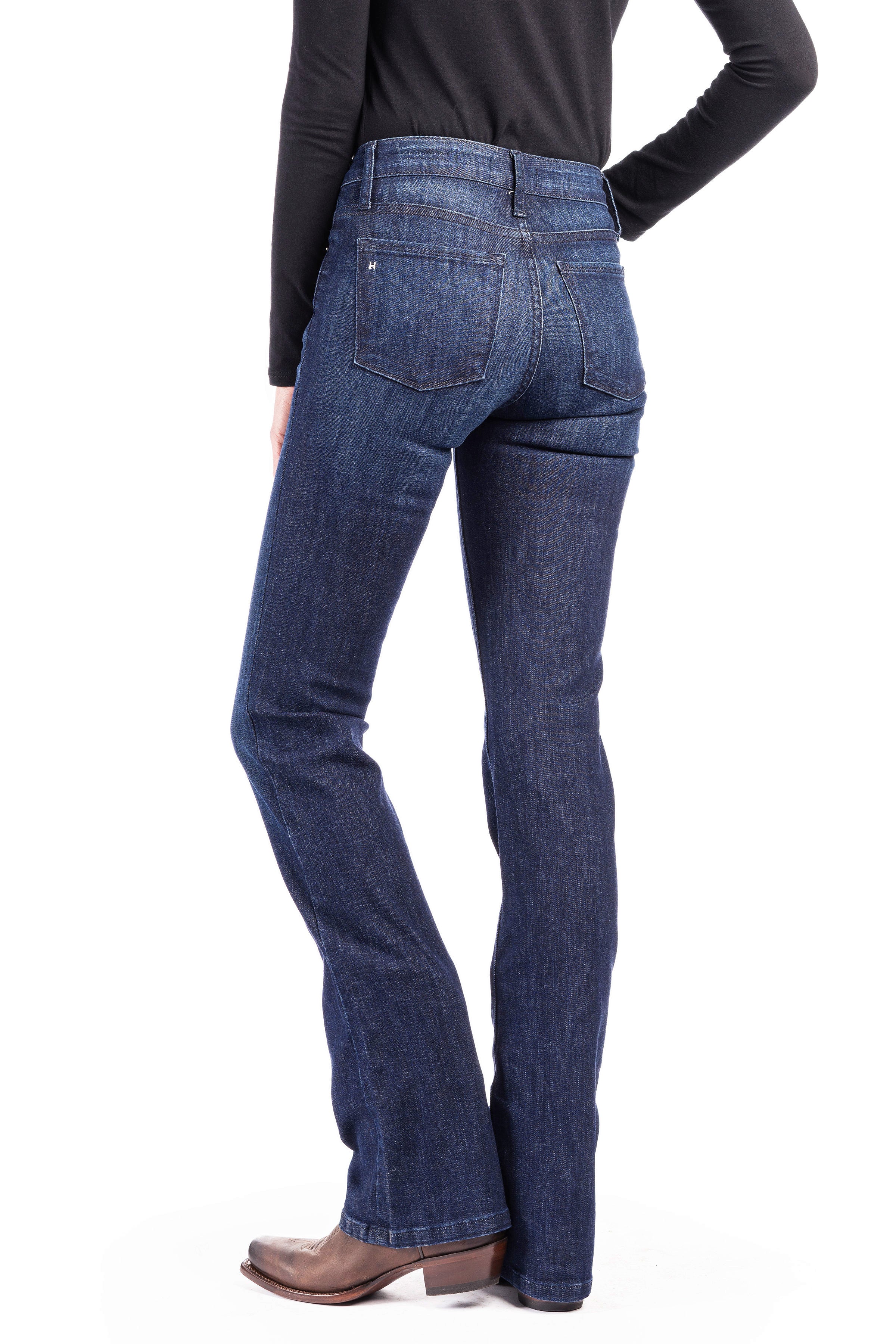 VENICE : Bootcut (Deep Ocean) Navy Stitch