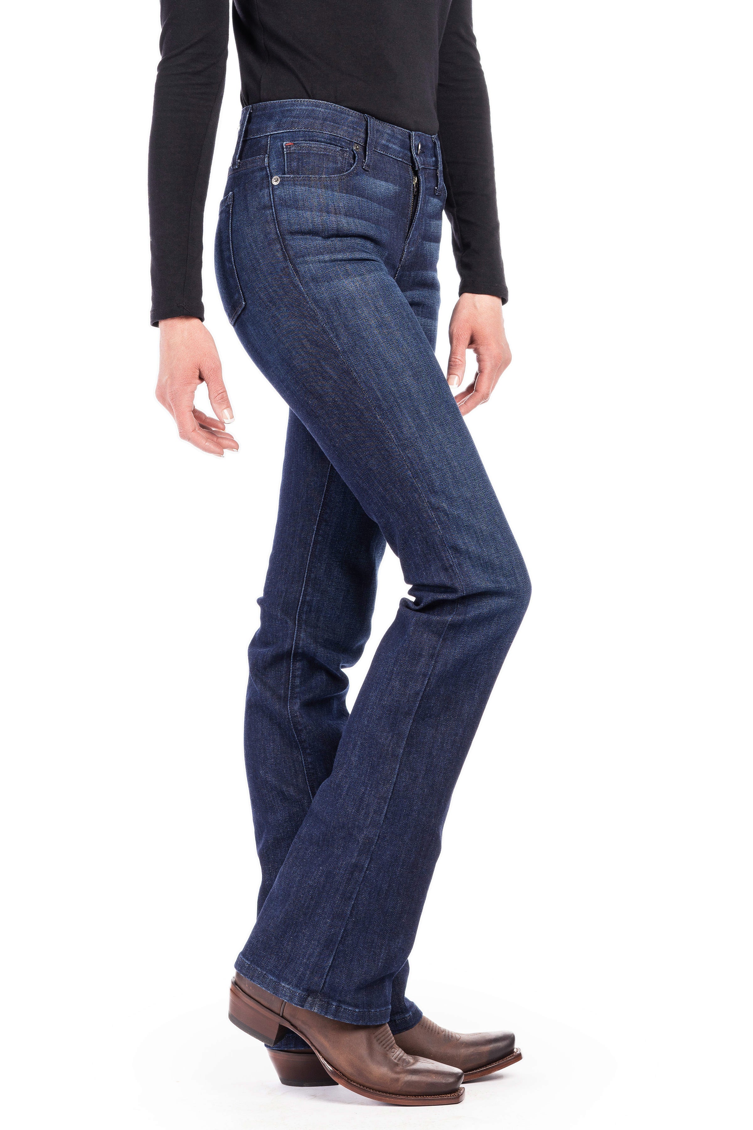 VENICE : Bootcut (Deep Ocean) Navy Stitch