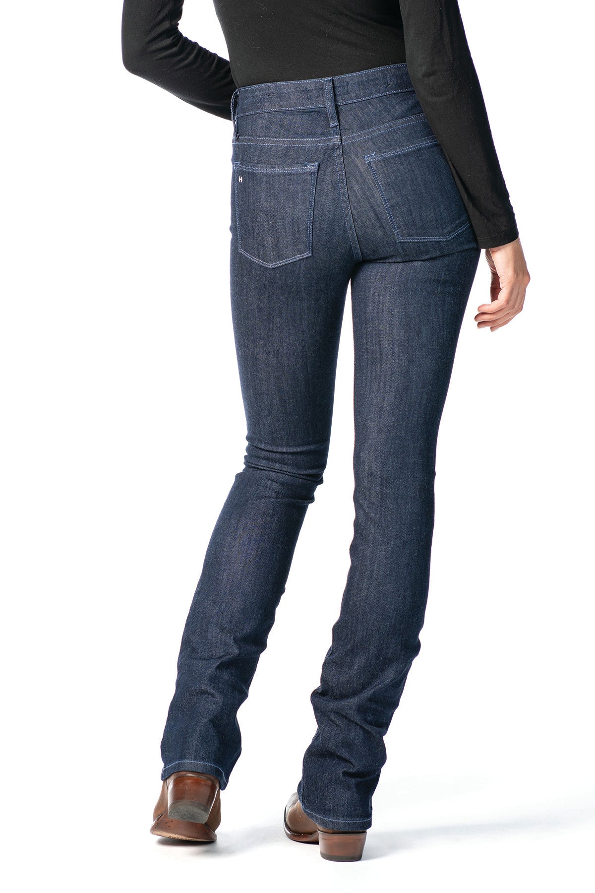 WESTERLY : Straight Leg (Midnight) Dusk Blue Stitch